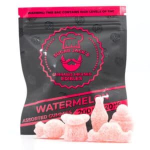 200mg THC Assorted Watermelon Gummies Sugar Jacks