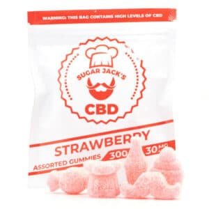 SugarJacks Assorted CBD Gummies Strawberry 300MG 600x600 1