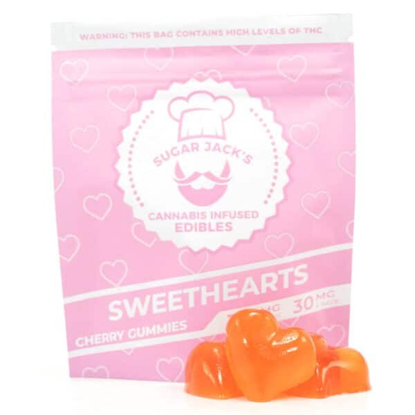 SugarJacks Sweethearts Cherry Gummies