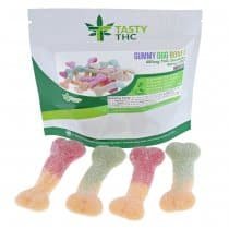 gummy dog bones product shot