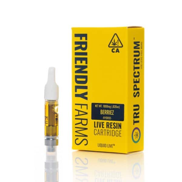 Berriez Friendly Farms Live Resin Cartridge