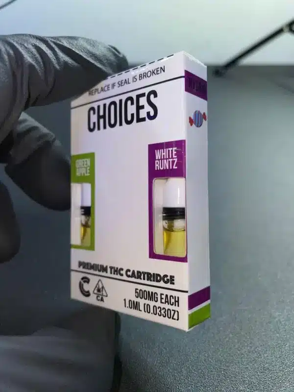 Green Apple X White Runtz Choices Carts | Phenos Dispensary