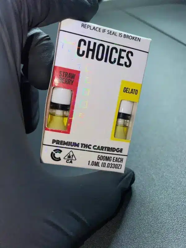 Strawberry X Gelato Choices Carts | Phenos Dispensary
