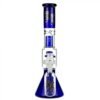 Black Leaf Beaker Ice Bong with Drum Percolator | Phenos Dispensary