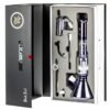 Black Leaf Beaker Ice Bong with Drum Percolator | Phenos Dispensary