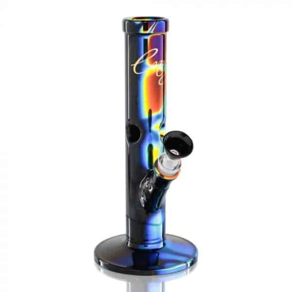Envy Glass Dichroic Straight Tube Bong | Phenos Dispensary
