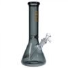 Glasscity Limited Edition Glass Beaker Ice Bong | Black | Small | Phenos Dispensary