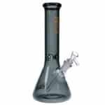 Glasscity Limited Edition Glass Beaker Ice Bong | Black | Small | Phenos Dispensary