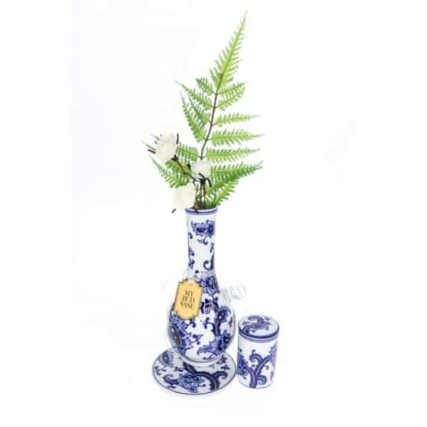 My Bud Vase "Joy" Chinese Porcelain Vase Bong Set | Phenos Dispensary