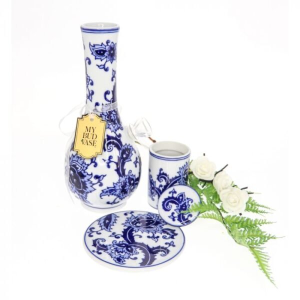 My Bud Vase "Joy" Chinese Porcelain Vase Bong Set | Phenos Dispensary