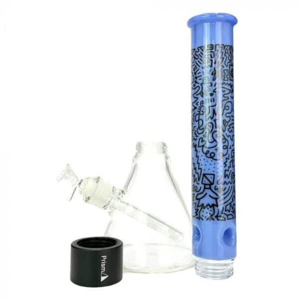 Prism Halo Blueberry Pretty Done Beaker Single Stack Bong | Phenos Dispensary
